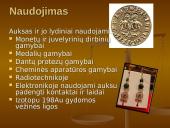 Auksas bei jo savybės 10 puslapis