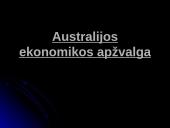Australijos ekonomikos apžvalga