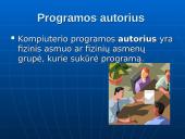 Autorių teisės. Programinės įrangos apsauga 4 puslapis