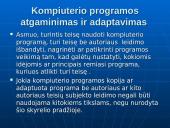 Autorių teisės. Programinės įrangos apsauga 7 puslapis