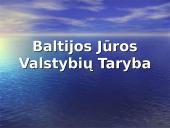 Baltijos Jūros Valstybių Taryba 1 puslapis