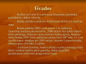 Bankų paskolų rinkos tendencijos: palūkanos, struktūra pagal veiklas, pagal paskirtį, paskolų augimo priežastys 9 puslapis
