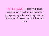 Bendra refleksinių judesių charakteristika 4 puslapis