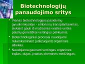 Biotechnologijos 4 puslapis