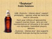 Brand presentation: "Švyturys" 16 puslapis