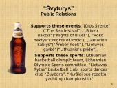 Brand presentation: "Švyturys" 17 puslapis