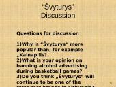 Brand presentation: "Švyturys" 19 puslapis