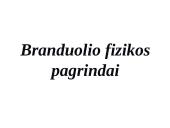 Branduolio fizikos pagrindai