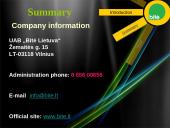 Business plan: mobile phone company "BITĖ" 4 puslapis