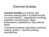 Cheminė kinetika