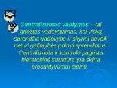 Centralizuotų ir decentralizuotų organizacijų pranašumų nustatymas 2 puslapis