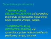 Centralizuotų ir decentralizuotų organizacijų pranašumų nustatymas 10 puslapis