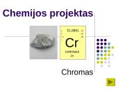 Chromo savybės