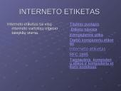 Darbo kompiuteriu ir internetu etiketas 6 puslapis