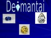 Deimantai ir mineralai