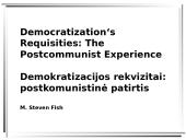 Demokratijos gilinimo perspektyvos (Vidurio ir Rytų Europoje) 14 puslapis
