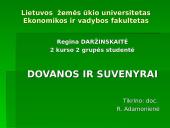 Dovanos ir suvenyrai