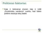 Ekonominė veikla ir plėtra: UAB "Druskininkų vandenys" 12 puslapis