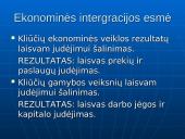 Ekonominės integracijos įtaka užsienio prekybai 15 puslapis