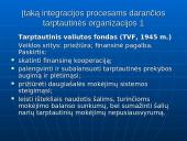 Ekonominės integracijos įtaka užsienio prekybai 18 puslapis