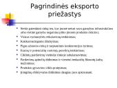 Eksportas ir importas: pagrindiniai aspektai 2 puslapis
