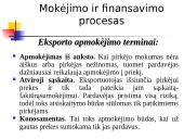 Eksportas ir importas: pagrindiniai aspektai 5 puslapis
