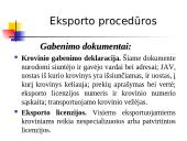 Eksportas ir importas: pagrindiniai aspektai 9 puslapis