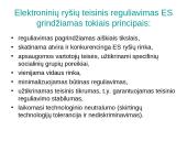 Elektroninės komunikacijos (elektroninių ryšių) teisinis reguliavimas 10 puslapis