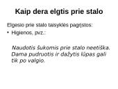 Elgesio normos prie stalo 3 puslapis