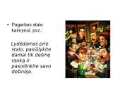 Elgesio normos prie stalo 6 puslapis