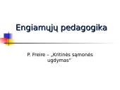 Engiamųjų pedagogika
