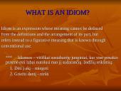 English idioms: physical appearance 2 puslapis