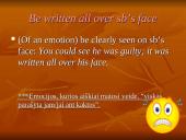 English idioms: physical appearance 7 puslapis