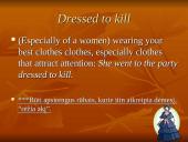 English idioms: physical appearance 8 puslapis