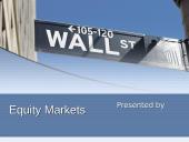 Equity markets
