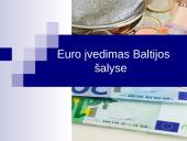 Euro įvedimas Baltijos šalyse