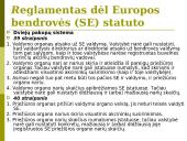 Europos bendrovės. Europos ekonominių interesų grupės. Įmonių teisė 13 puslapis