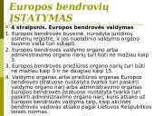 Europos bendrovės. Europos ekonominių interesų grupės. Įmonių teisė 3 puslapis