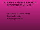 Europos Centrinis Bankas ir jo veikla 9 puslapis