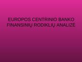 Europos Centrinis Bankas ir jo veikla 10 puslapis