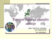 Europos Sąjunga (ES) pasaulio arenoje