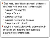 Europos sąjungos  institucijos ir valdymas 11 puslapis