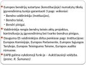 Europos sąjungos  institucijos ir valdymas 9 puslapis