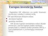 Europos Sąjungos (ES) finansinė sistema 9 puslapis