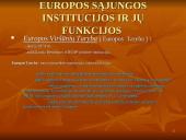 Europos Sąjungos (ES) institucijų struktūra 6 puslapis