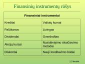 Finansų valdymo turinys. Įmonės finansų valdymo organizacinė struktūra 15 puslapis