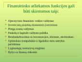 Finansų valdymo turinys. Įmonės finansų valdymo organizacinė struktūra 18 puslapis