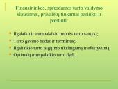 Finansų valdymo turinys. Įmonės finansų valdymo organizacinė struktūra 19 puslapis