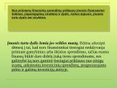 Finansų valdymo turinys. Įmonės finansų valdymo organizacinė struktūra 6 puslapis