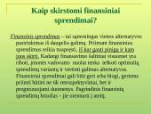 Finansų valdymo turinys. Įmonės finansų valdymo organizacinė struktūra 7 puslapis